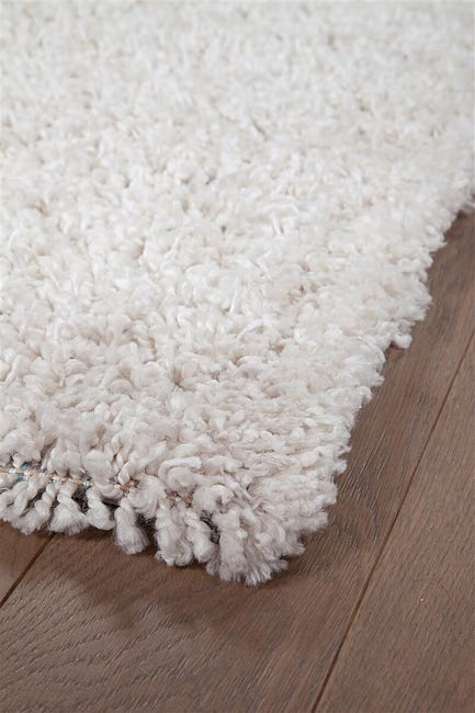 Leroymerlin Tappeto Shaggy Boston Ivory Beige L 110 X L 60 Cm