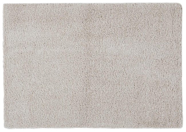 Leroymerlin Tappeto Shaggy Boston Ivory beige L 110 x L 60 cm