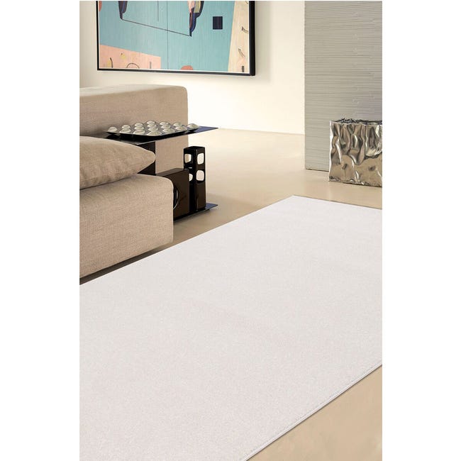 Leroymerlin Tappeto Soave Plain Natale Bianco L 120 X L 60 Cm