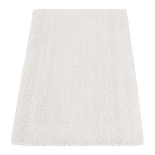 Leroymerlin Tappeto tapp. Twinkle white natale antiscivolo bianco L 120 x L 60 cm