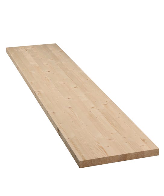 Leroymerlin Tavola Lamellare In Legno Di Abete 1° Scelta L 30 X 120 Cm X Sp 27 Mm