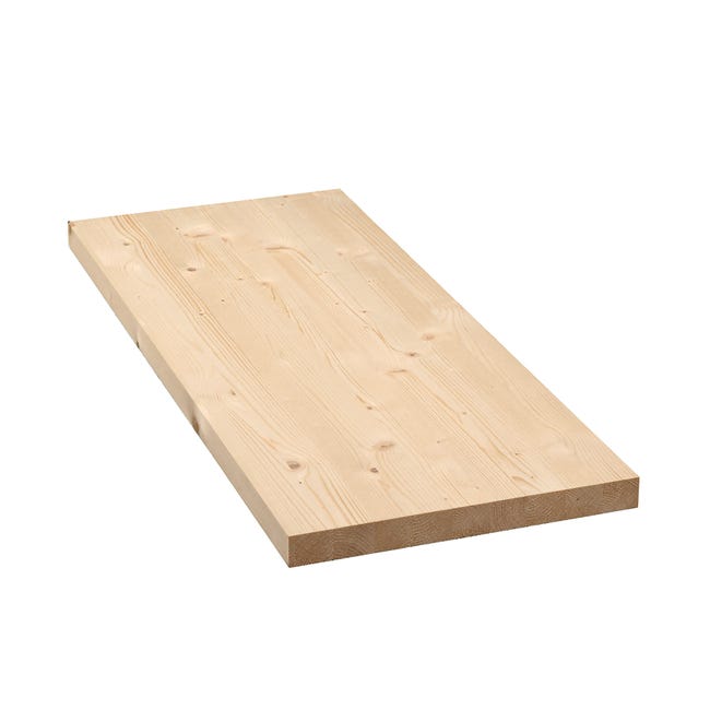 Leroymerlin Tavola Lamellare In Legno Di Abete 1° Scelta L 60 X 150 Cm X Sp 27 Mm