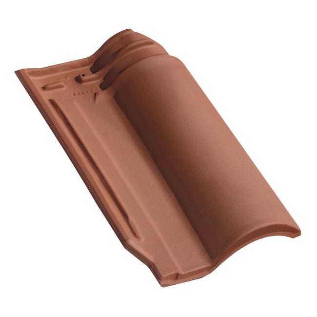 Leroymerlin Tegola Portoghese in argilla 41.5 x 25.5 cm rosso