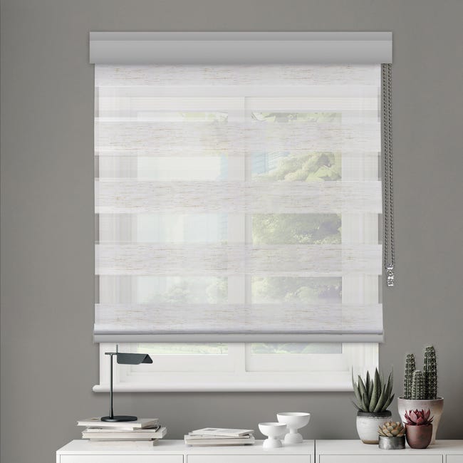 Leroymerlin Tenda a rullo filtrante Alutech Mad lino 140x250 cm