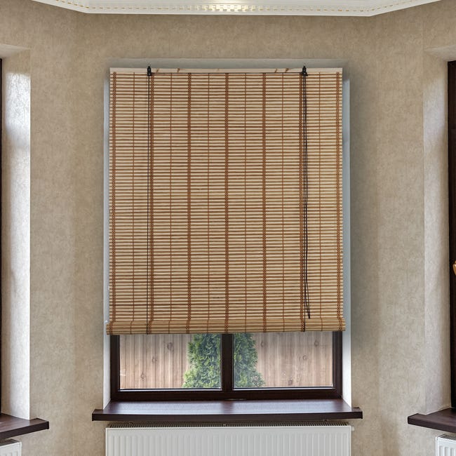 Leroymerlin Tenda a rullo oscurante Atlanta naturale 150x300 cm