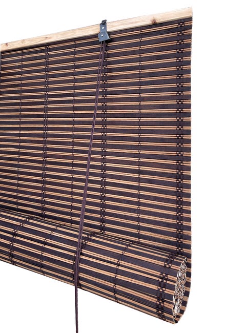 Leroymerlin Tenda A Rullo Oscurante Atlanta Wengè 150x300 Cm