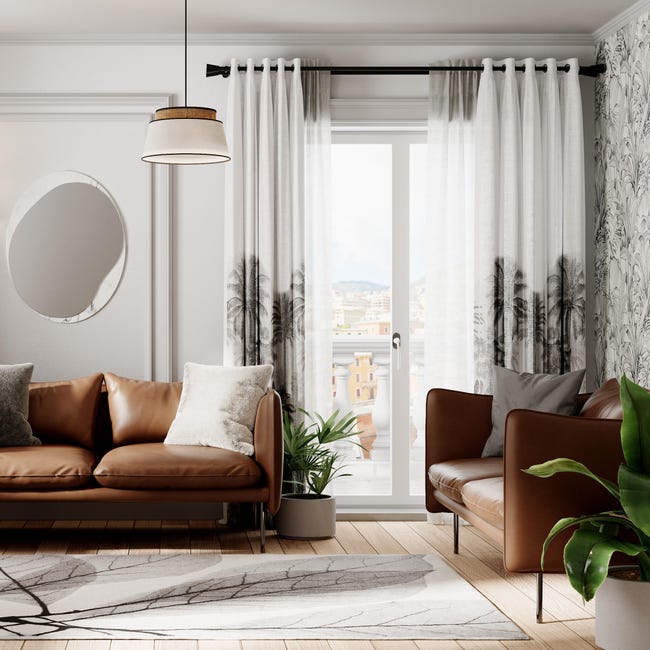 Leroymerlin Tenda Accadia Bianco Fettuccia 140x280 Cm