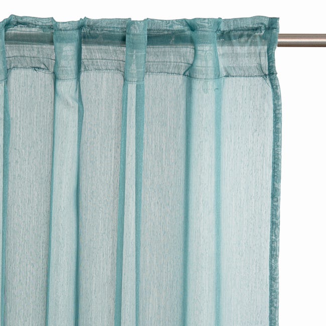 Leroymerlin Tenda INSPIRE Soft verde fettuccia e passanti nascosti 200x280 cm