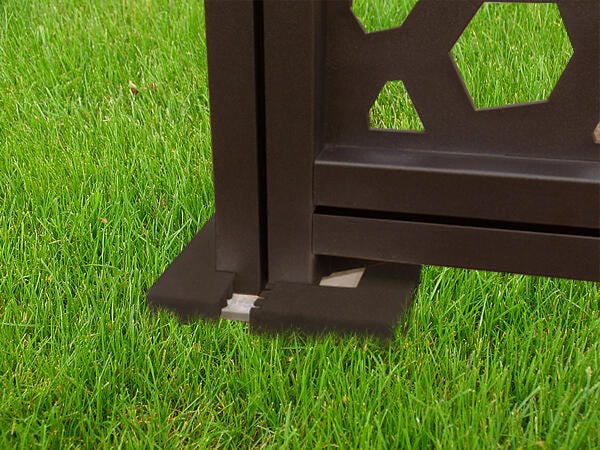 Leroymerlin Terminale Per Colonna MOSAIC PRIVAT In Pvc Grigio H 2 X L 12.5 X P 2 Cm 2 Pezzi