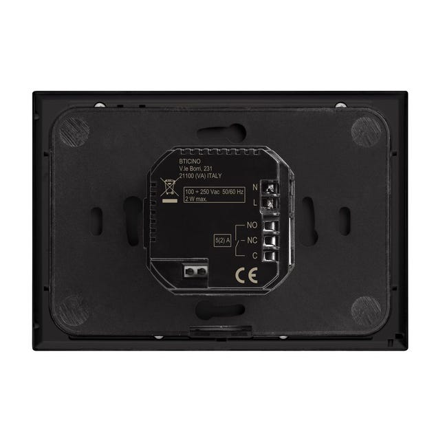 Leroymerlin Termostato Intelligente E Connesso BTICINO Cronotermostato WiFi Nero