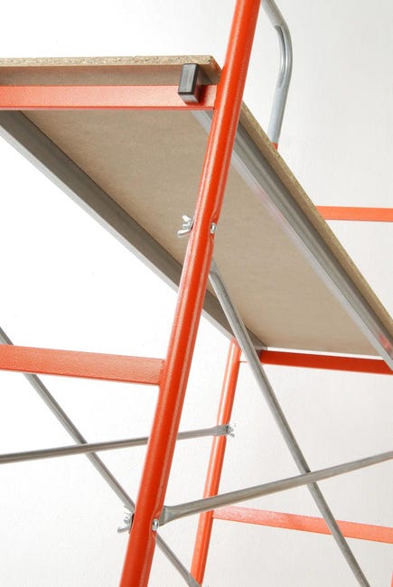 Leroymerlin Trabattello GIERRE Kreo In Acciaio Portata Massima 120 Kg Per Lavori Fino A 3.06 M