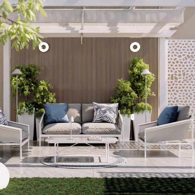 Leroymerlin Traliccio Fisso MOSAIC In Polipropilene Bianco L 100 X H 200 Cm 5 Mm