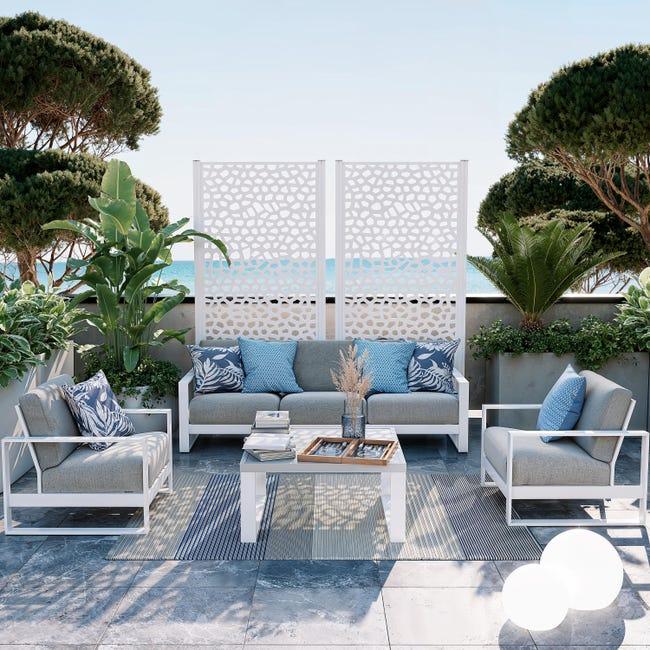 Leroymerlin Traliccio Fisso MOSAIC In Polipropilene Bianco L 100 X H 200 Cm 5 Mm