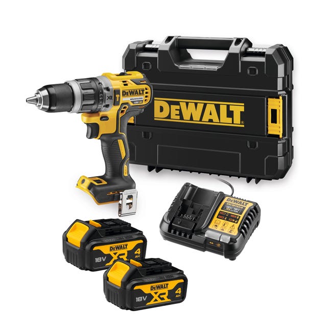 Leroymerlin Trapano a batteria con percussione brushless DEWALT DCD796M2 18 V 4 Ah 2 batterie