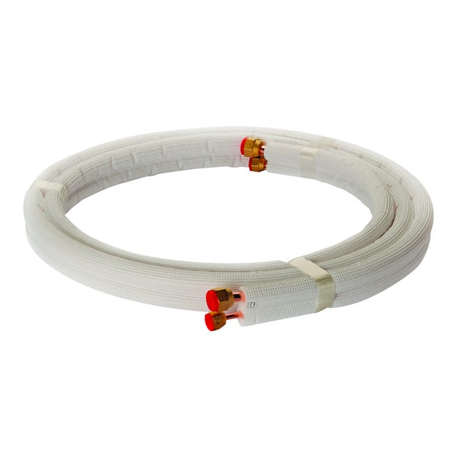 Leroymerlin Tubo Di Rame Isolato in kit 1/4 + 3/8 sp. 1 mm 3 m