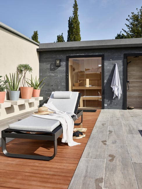 Leroymerlin Vaso Per Piante E Fiori AMSTERDAM ECOPOT'S In Resina Grigio H 26.5 Cm Ø 30 Cm