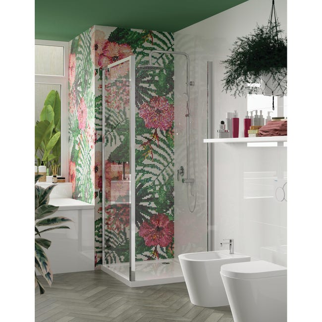 Leroymerlin Vaso WC Filomuro SENSEA Compacta Sedile Incluso P 55 X L 36 X H 39.5 Cm Bianco