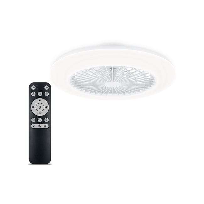 Leroymerlin Ventilatore Da Soffitto Amigo Led Cielo Stellato DC 6500LM Bianco Ø 57.7 Cm PHILIPS IP20