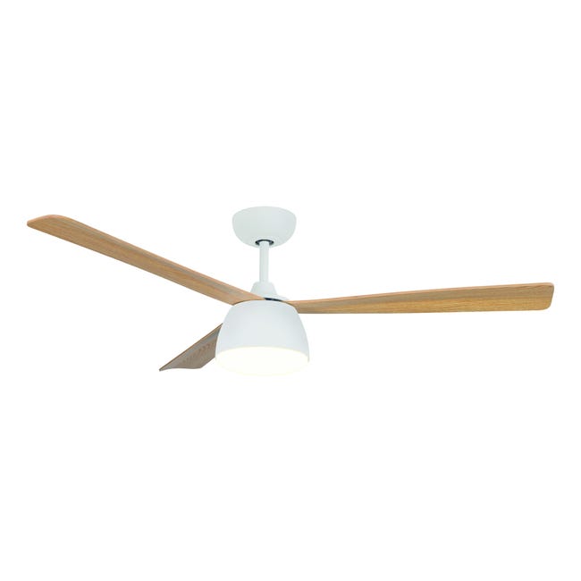 Leroymerlin Ventilatore da soffitto Fungo bambù Ø 132 cm dimmerabile SULION IP20