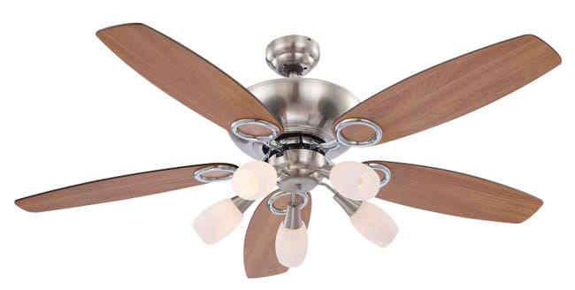 Leroymerlin Ventilatore Da Soffitto JERRY Faggio Ø 130 Cm GLOBO IP20