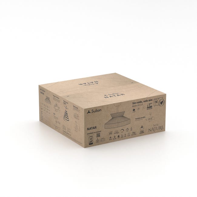 Leroymerlin Ventilatore Da Soffitto Natar Legno Ø 52 Cm CCT Dimmerabile SULION IP44