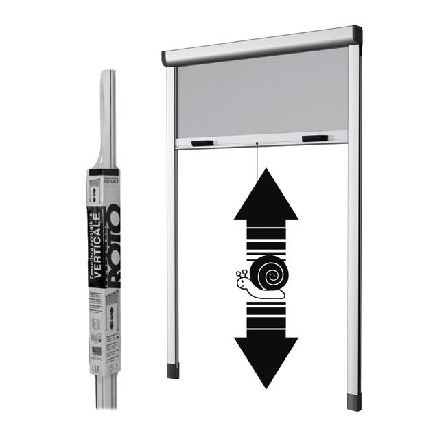 Leroymerlin Zanzariera avvolgibile MEDAL Roto per finestra L 120 x H 170 cm bianco