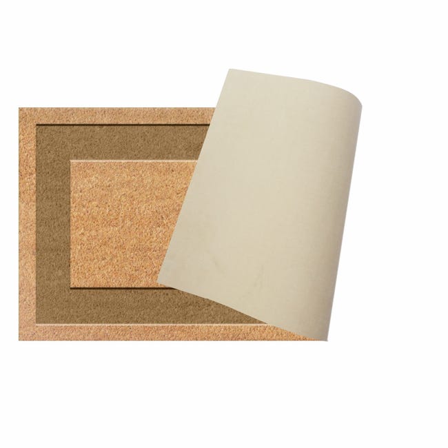 Leroymerlin Zerbino Raja In Cocco Beige E Tortora Rettangolare L 70 X L 40 Cm