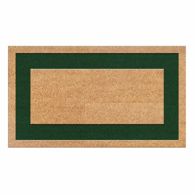 Leroymerlin Zerbino Raja in cocco verde rettangolare L 70 x L 40 cm