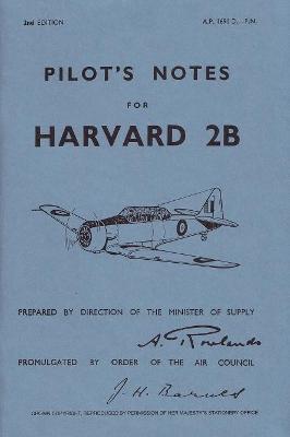 Ibs Harvard 2B Pilot's Notes: Air Ministry Pilot's Notes