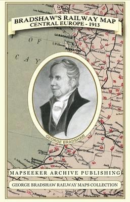 Ibs Bradshaw's Railway Map Central Europe 1913
