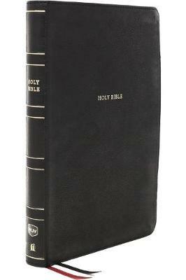 Ibs NKJV Thinline Bible Large Print Leathersoft Black Thumb Indexed Red Letter Comfort Print: Holy Bible New King James Version