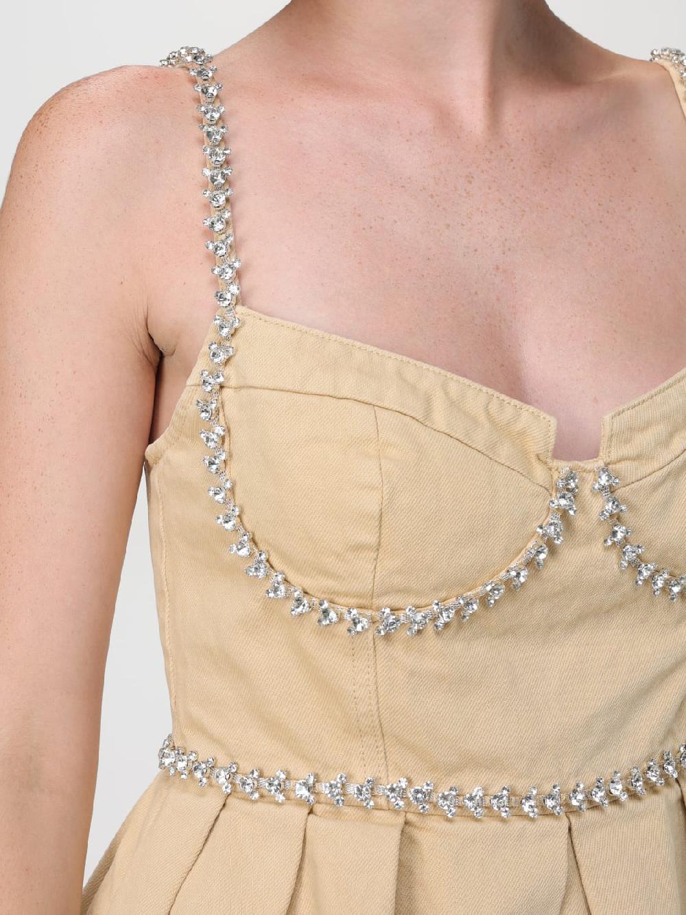 Giglio Abito A Corsetto Con Cristalli Self-Portrait