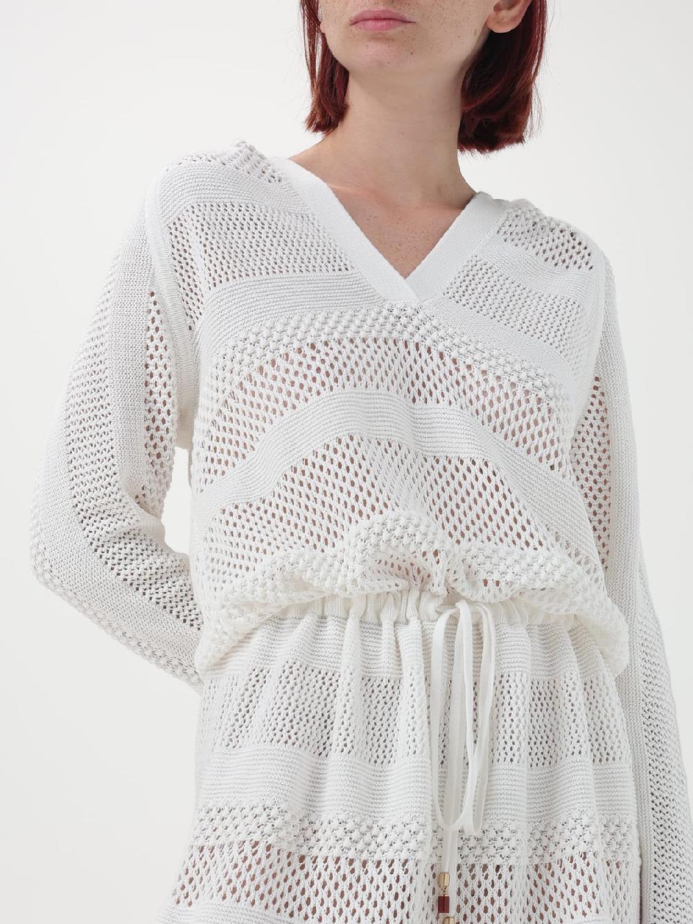 Giglio Abito A Felpa In Maglia Con Cappuccio Zimmermann