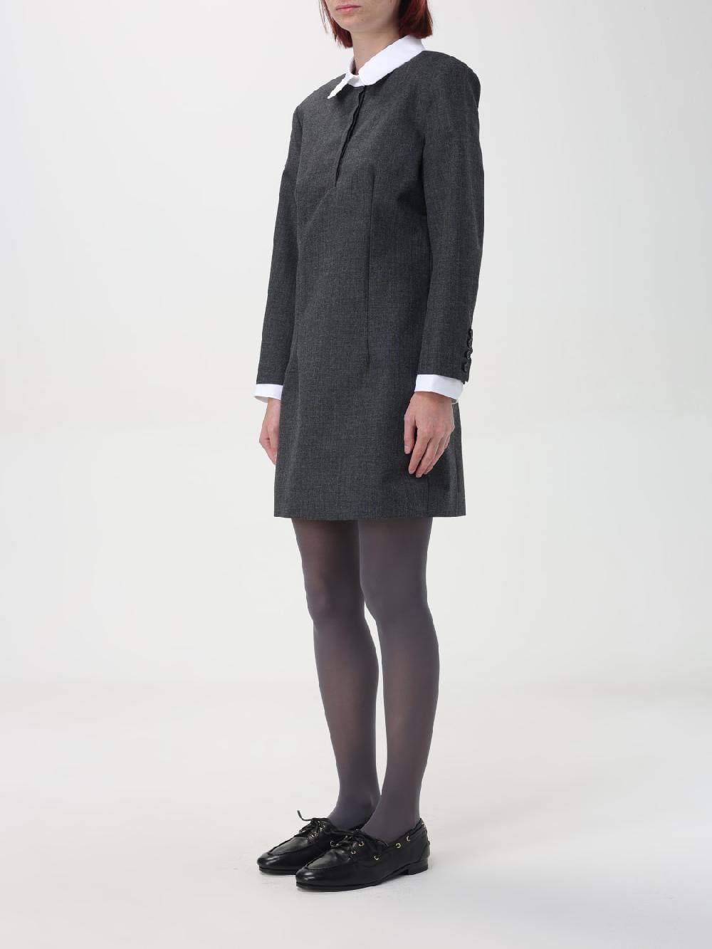 Giglio Abito Chemisier In Cotone E Lana Thom Browne