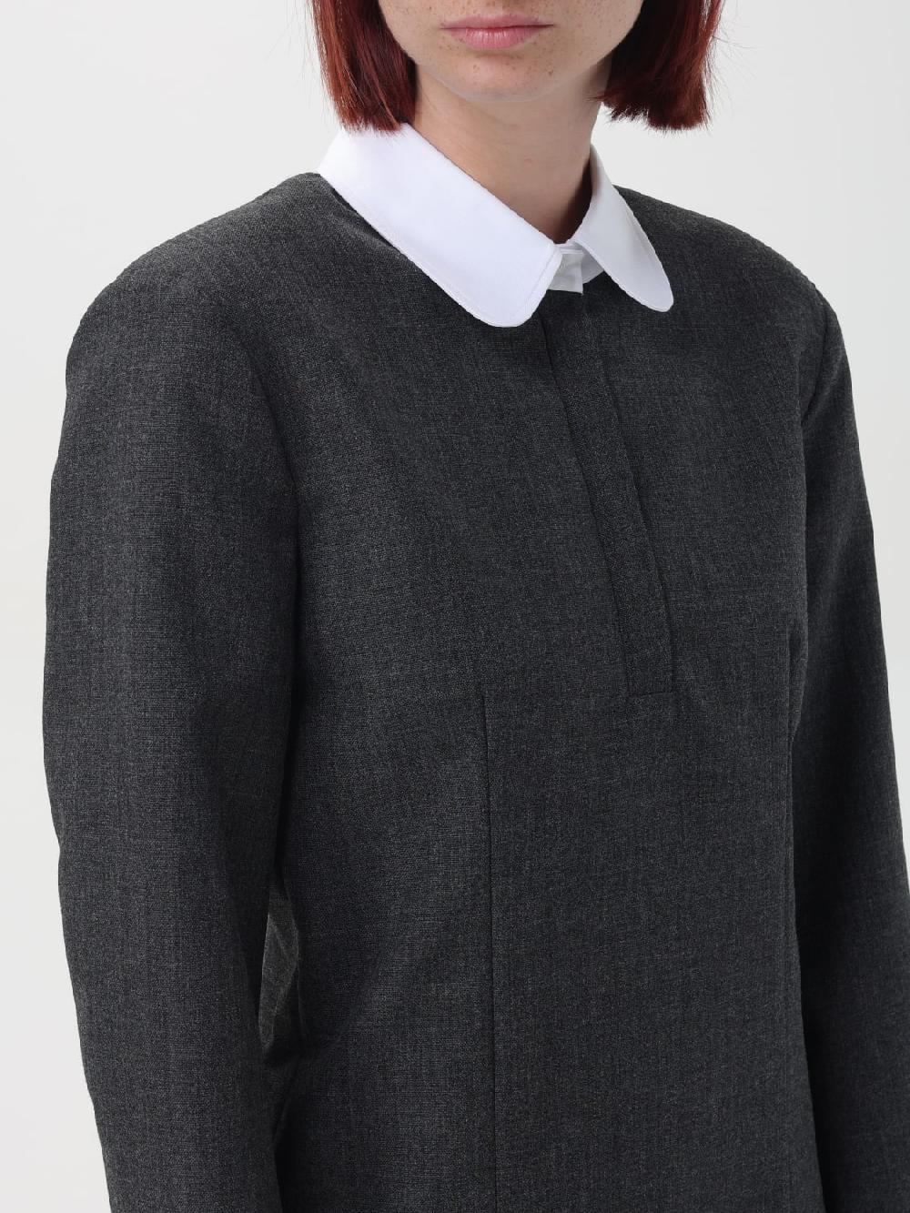 Giglio Abito Chemisier In Cotone E Lana Thom Browne