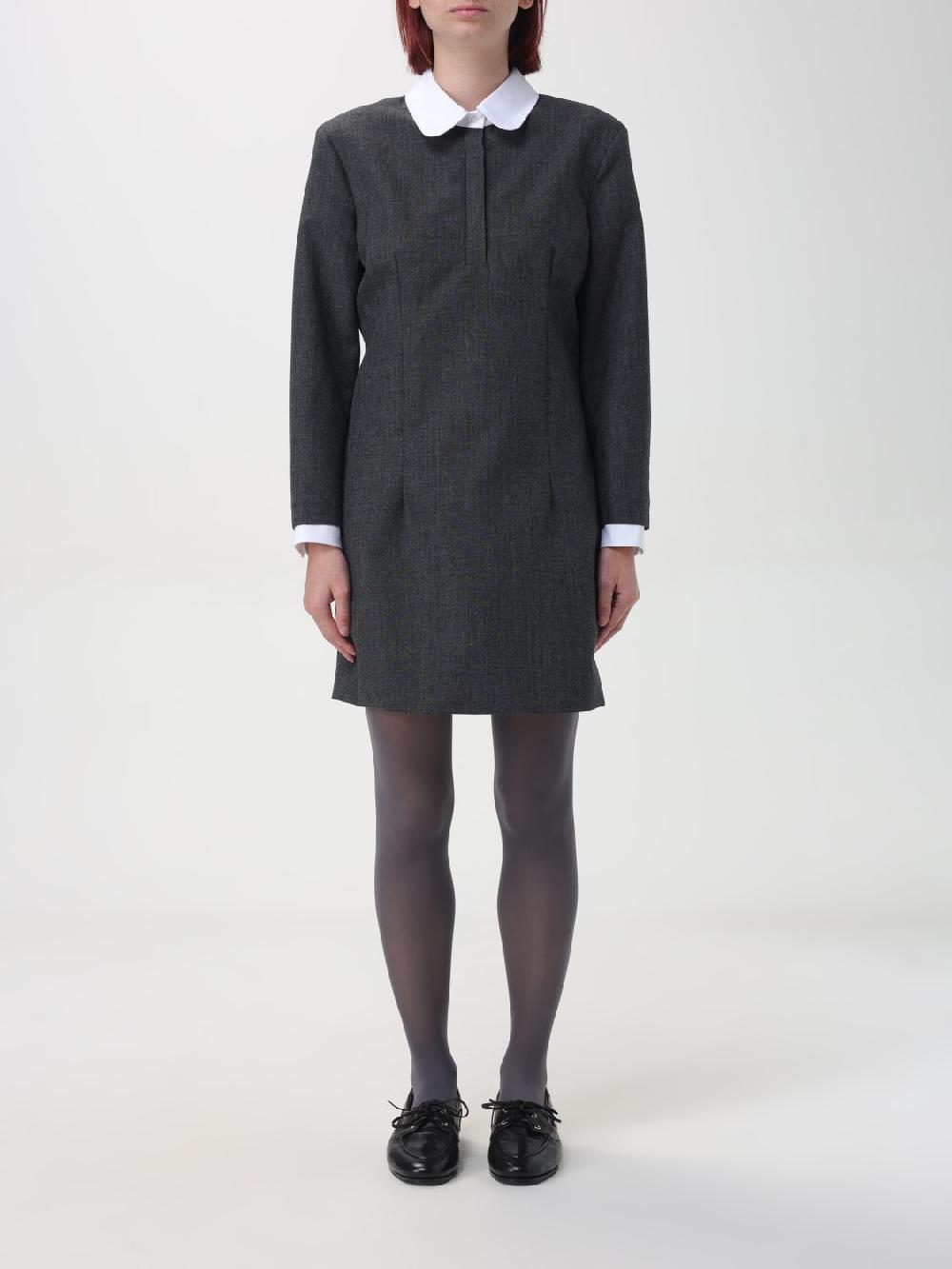 Giglio Abito chemisier in cotone e lana Thom Browne