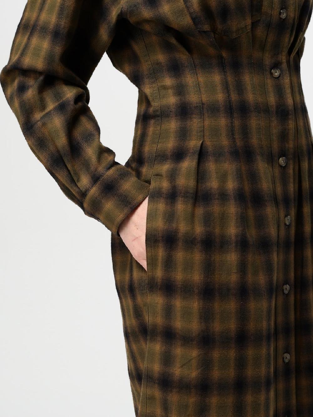 Giglio Abito Chemisier Isabel Marant Etoile In Cotone Check