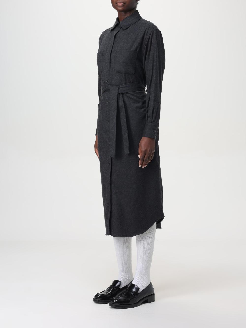 Giglio Abito Chemisier Thom Browne In Seta E Cashmere