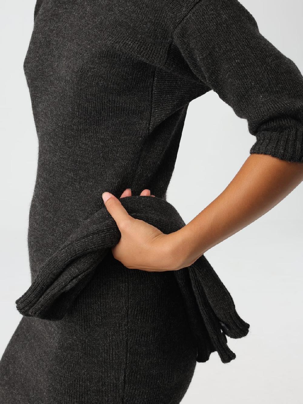 Giglio Abito In Alpaca Lemaire Con Maniche Amovibili