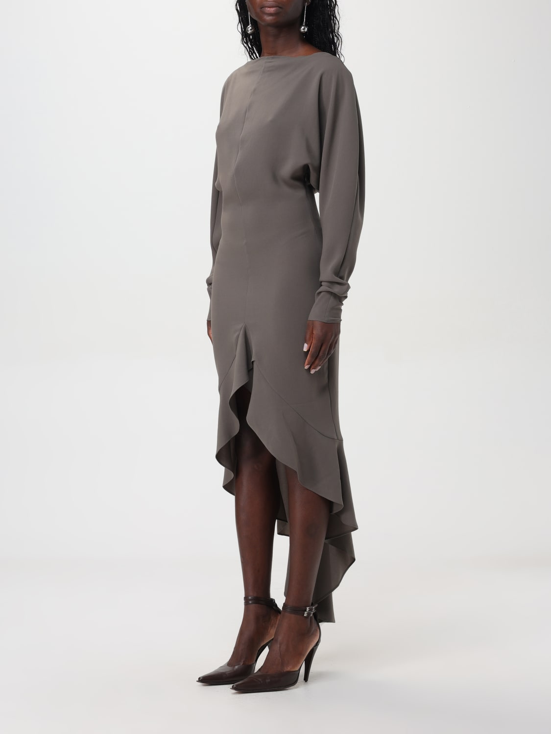 Giglio Abito In Crepe Philosophy Di Lorenzo Serafini