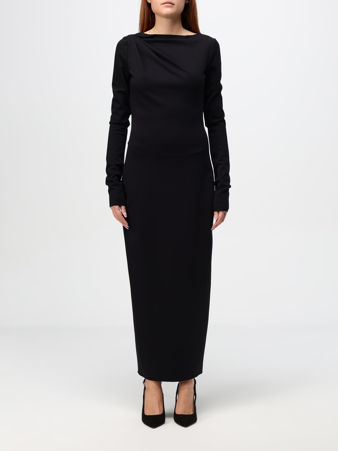 Giglio Abito longuette Emporio Armani in misto lana