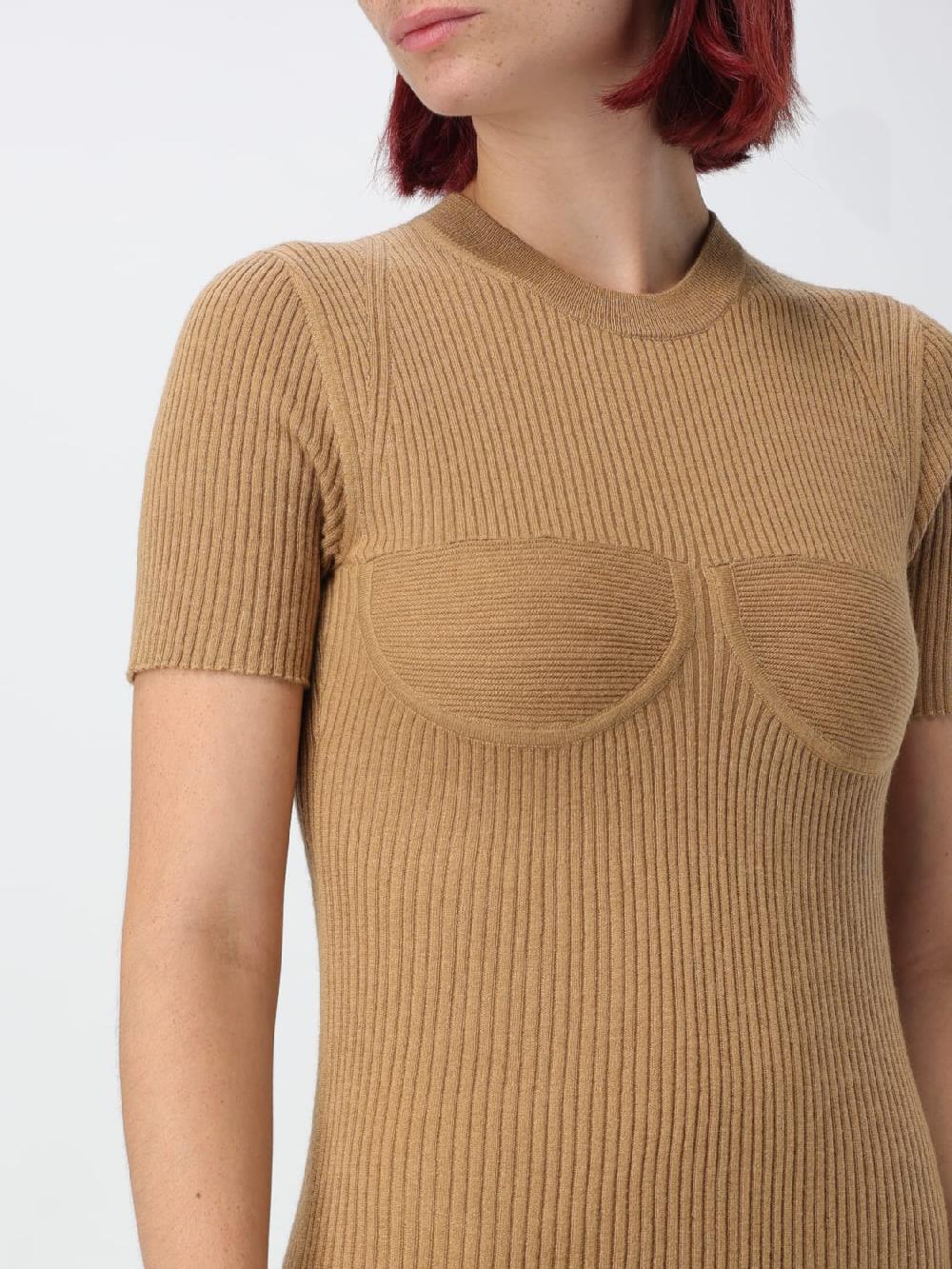 Giglio Abito Lungo Max Mara Con Dettaglio Impunturato