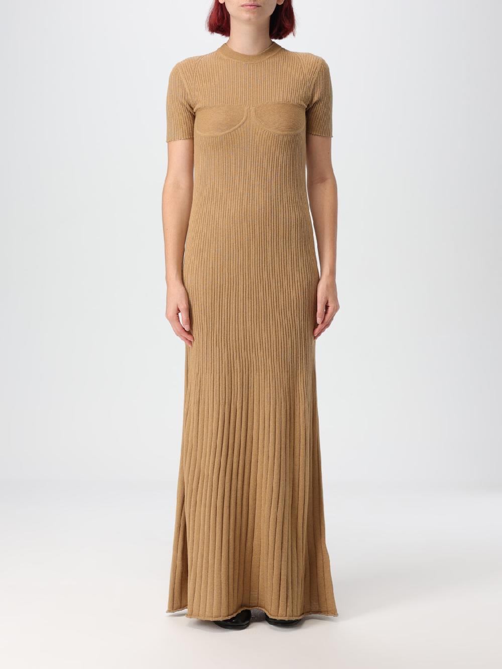 Giglio Abito lungo Max Mara con dettaglio impunturato