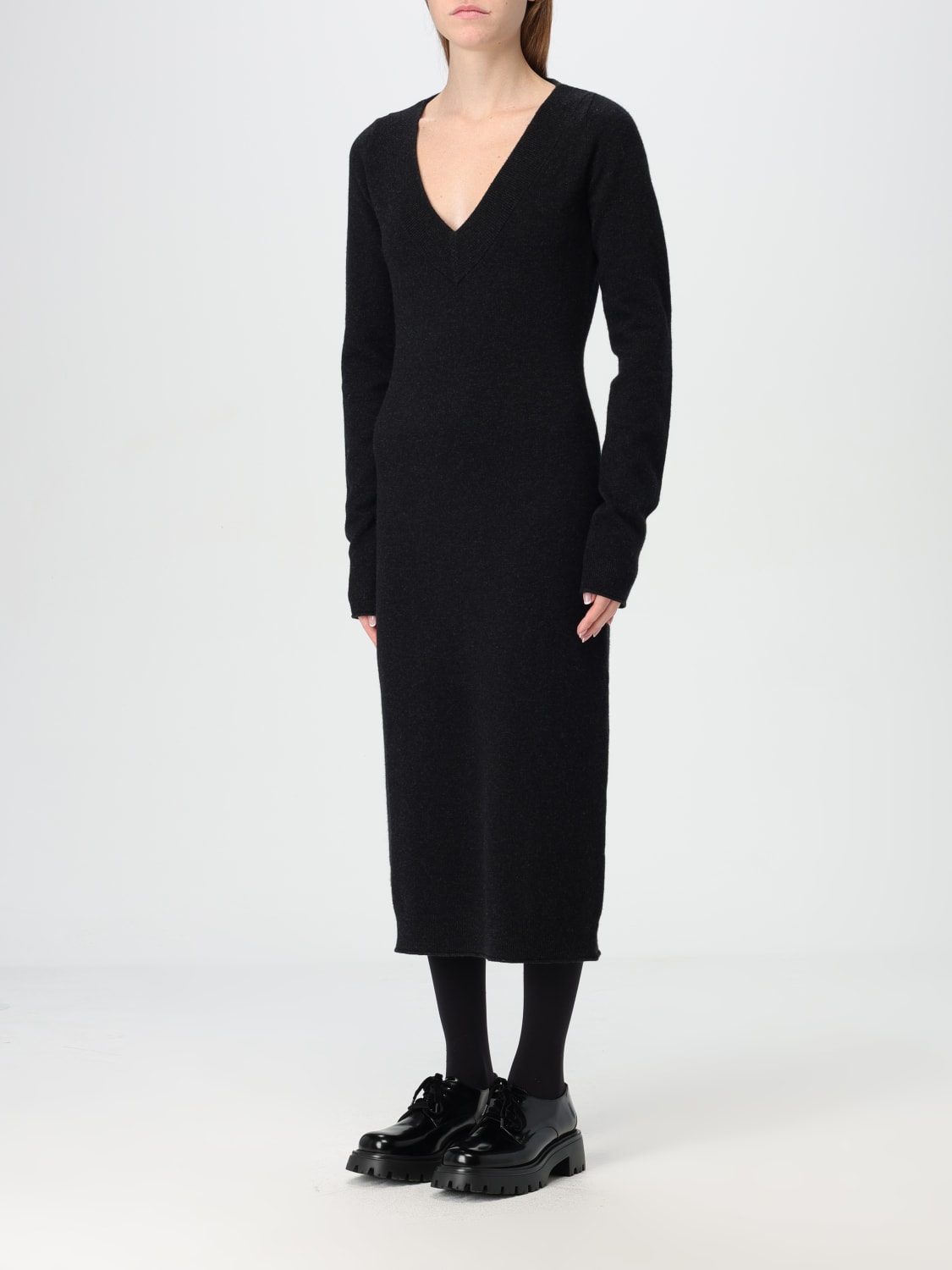 Giglio Abito Midi Sportmax In Misto Lana E Cashmere