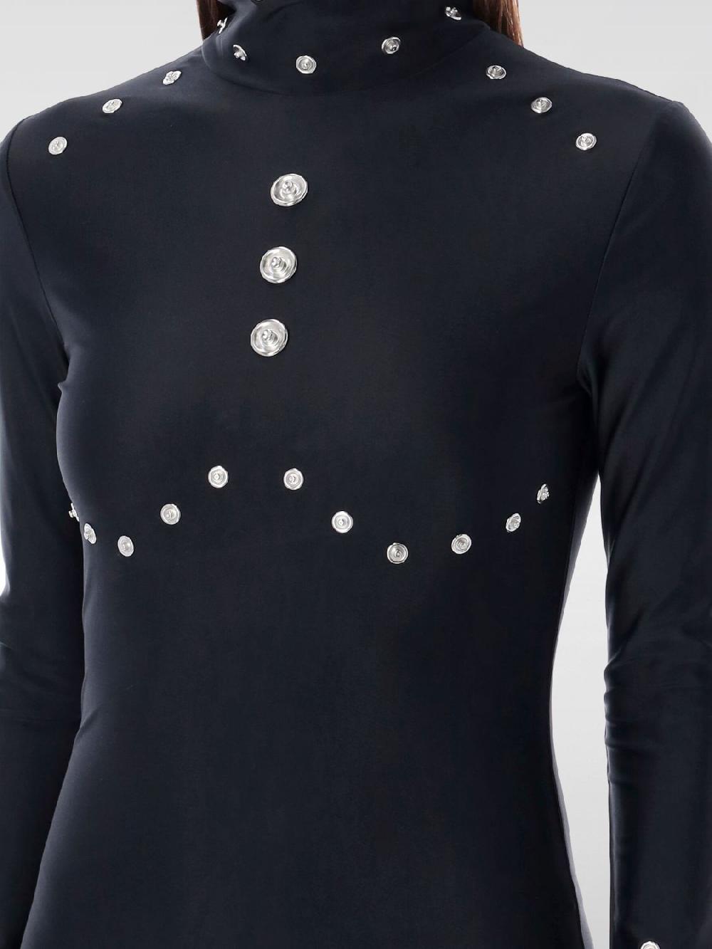 Giglio Abito Mini Coperni In Tessuto Stretch Con Perle