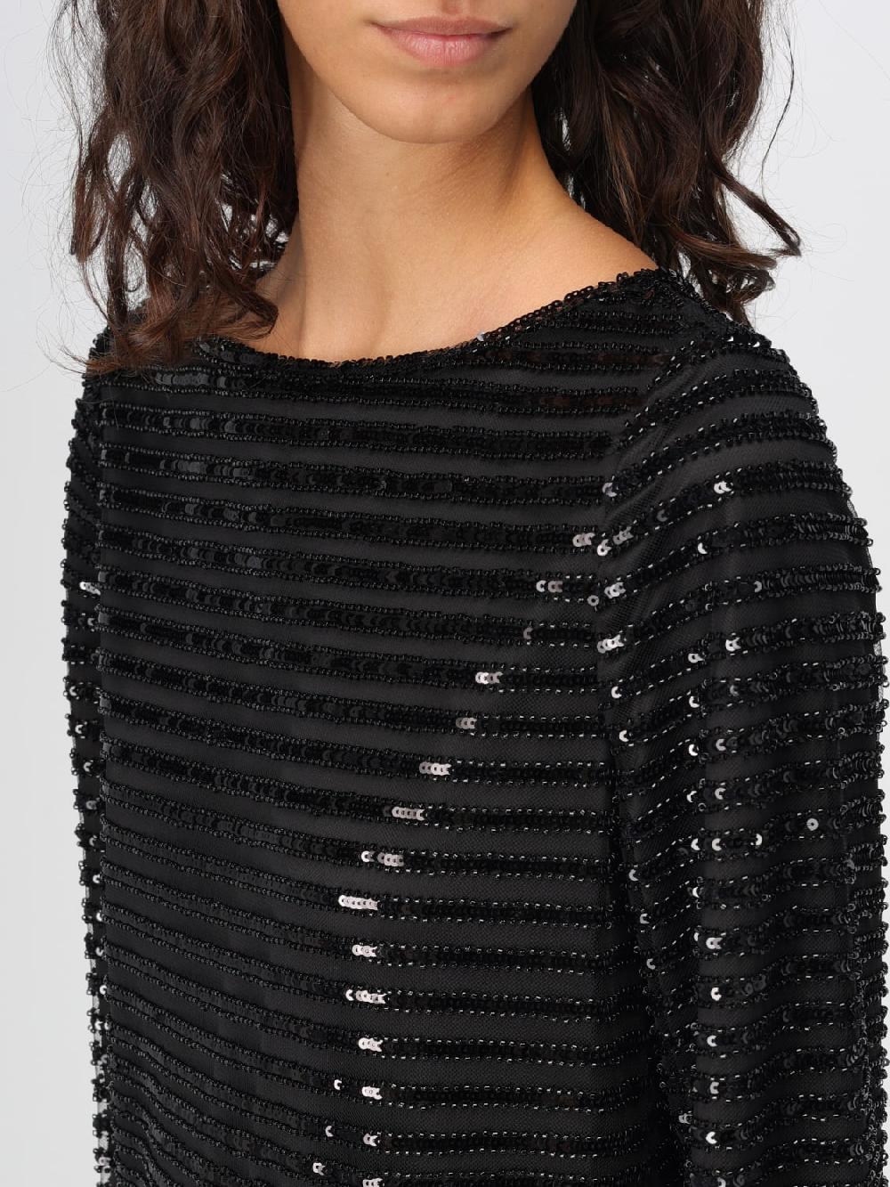 Giglio Abito Mini Emporio Armani In Tessuto Paillettato