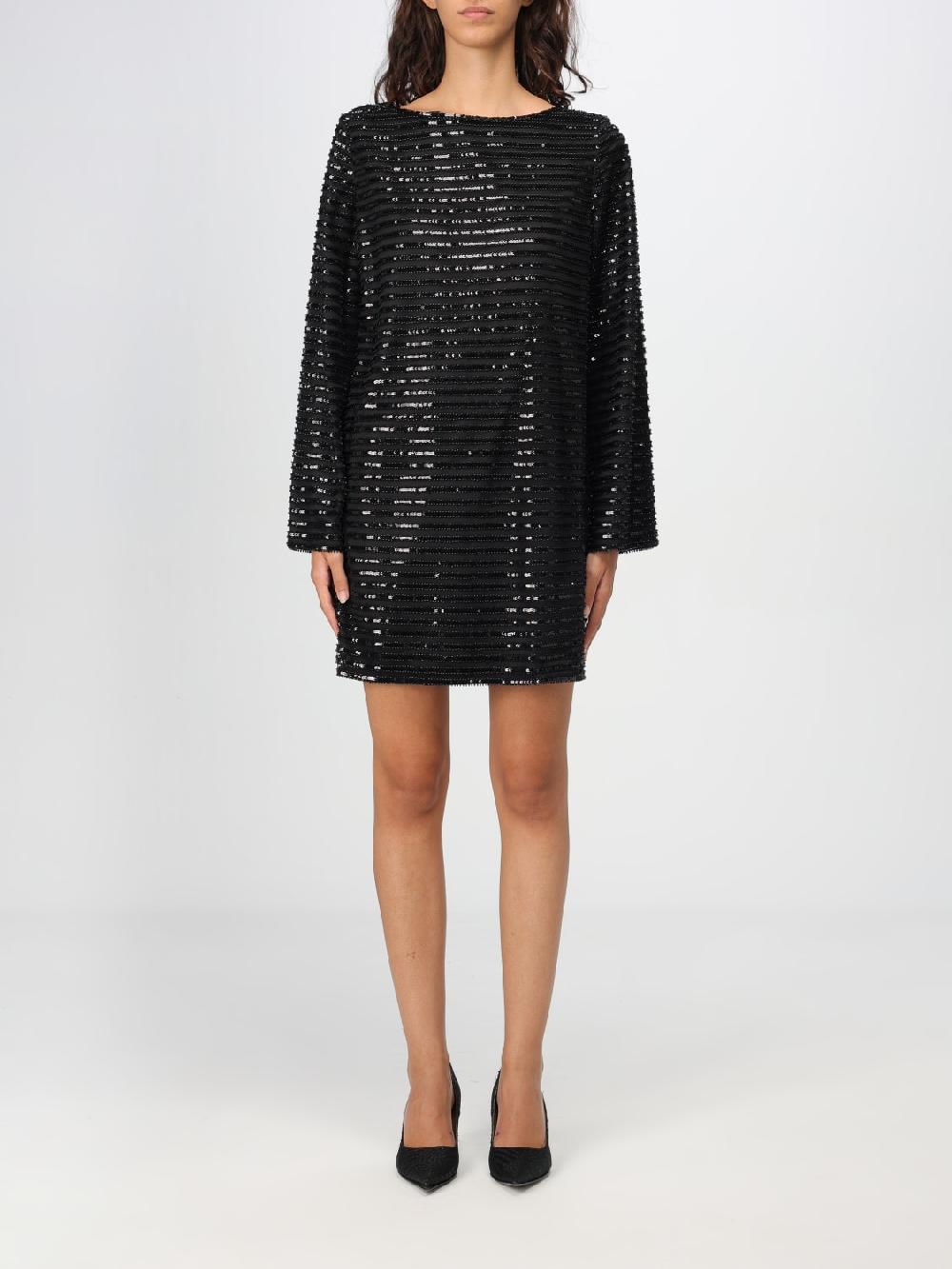 Giglio Abito mini Emporio Armani in tessuto paillettato
