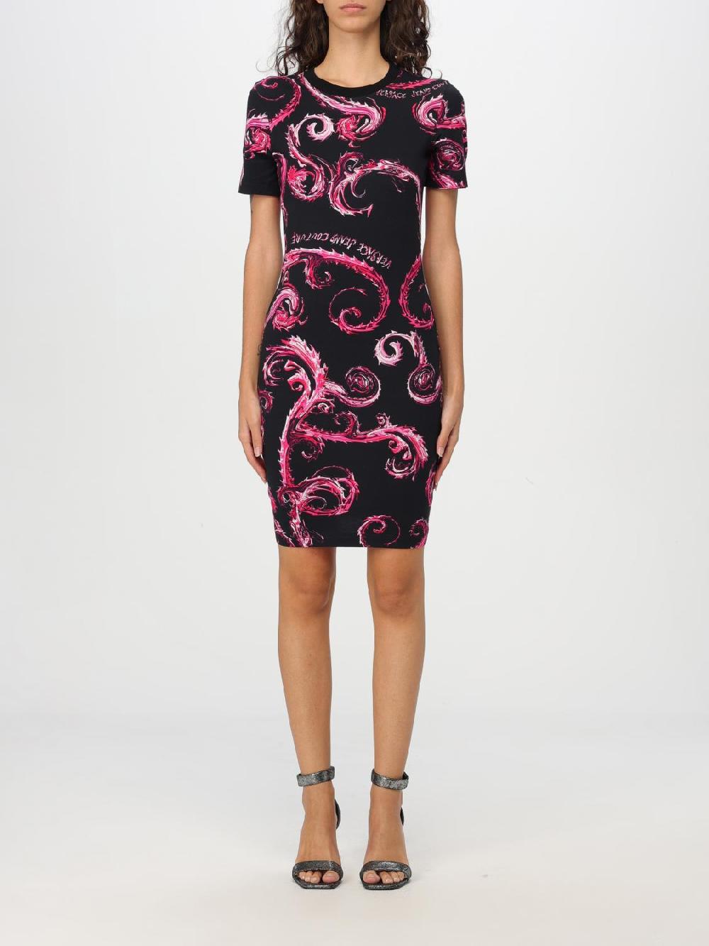 Giglio Abito mini Versace Jeans Couture in cotone stretch