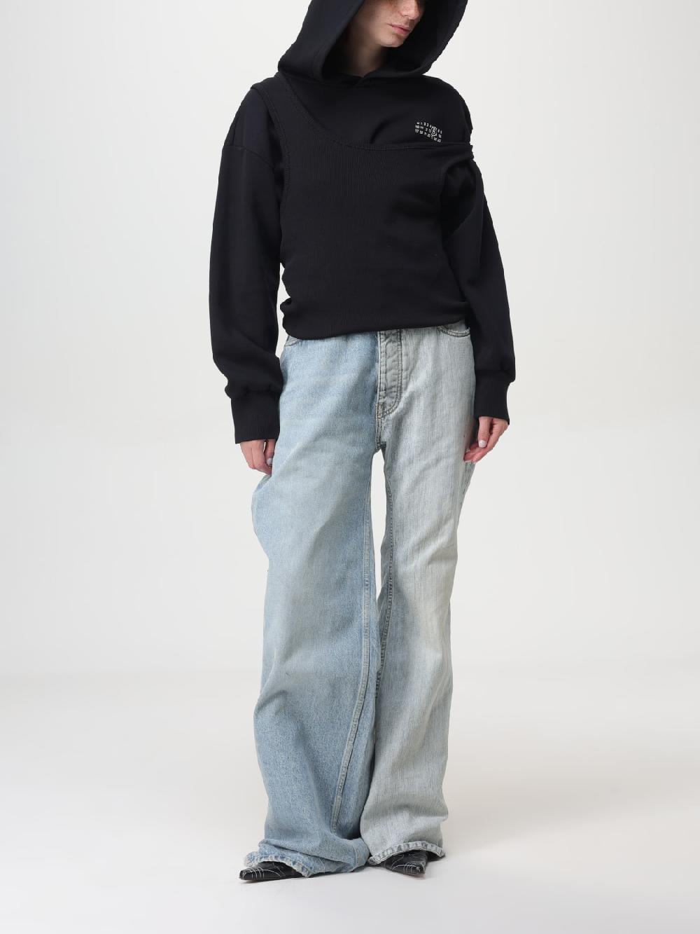 Giglio Abito MM6 Maison Margiela Con Felpa In Cotone