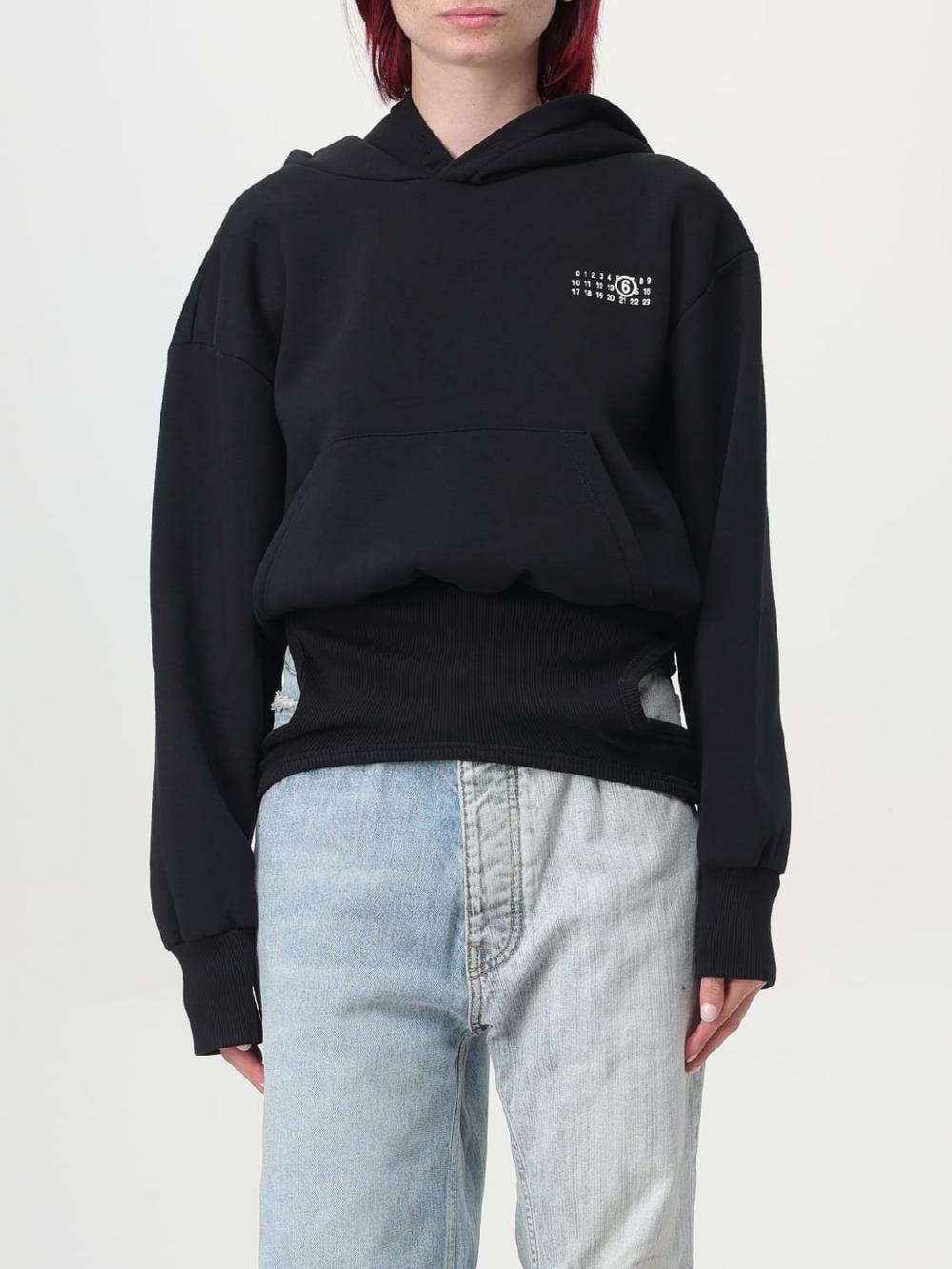 Giglio Abito MM6 Maison Margiela con felpa in cotone